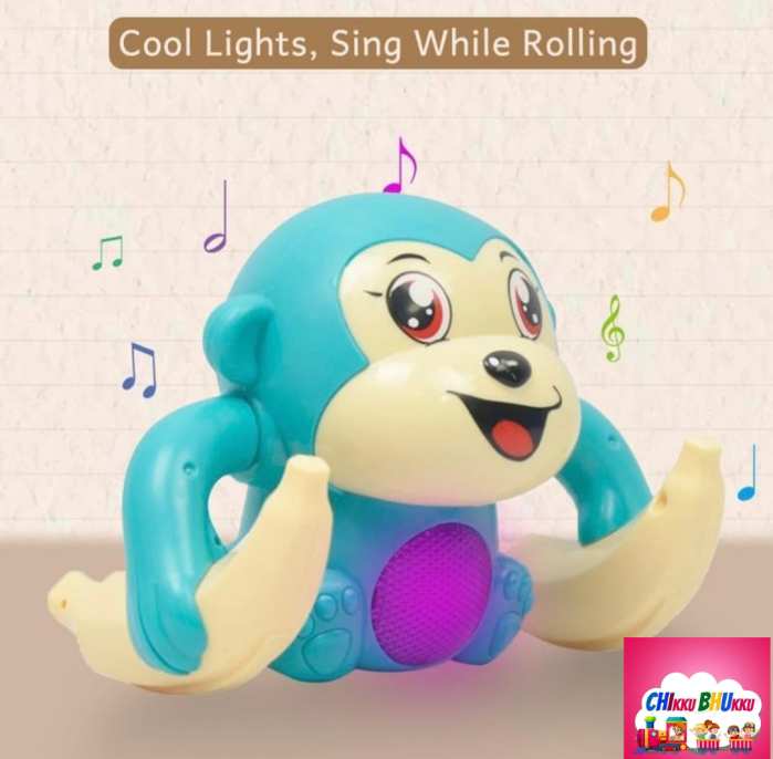 Musical Spinning and Rolling Monkey
